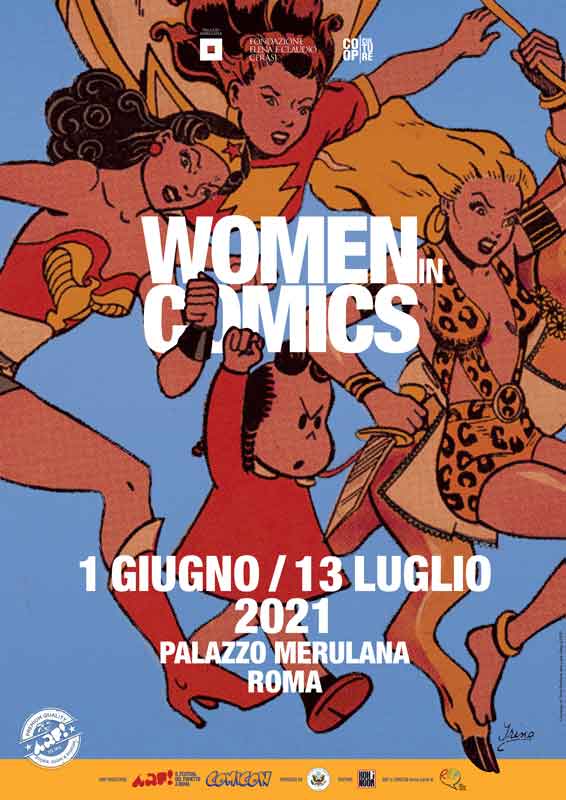 “Women in Comics” Palazzo Merulana a Roma.