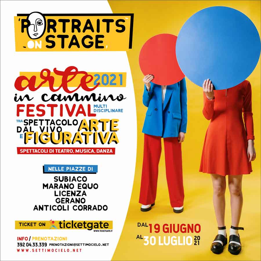 “Arte in Cammino” Portraits On Stage.