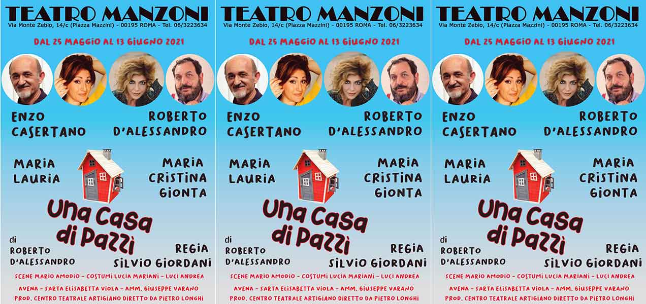 Teatro Manzoni debutta “Una casa di pazzi”,