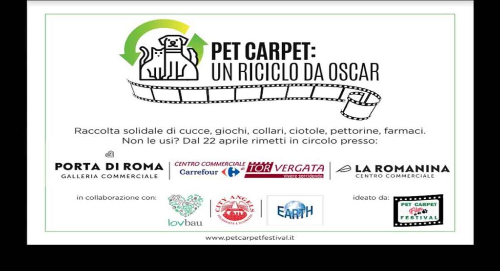Pet Carpet Roma "Un riciclo da Oscar" i