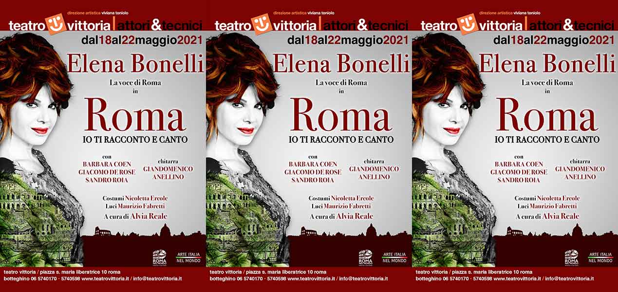 Ritorna Elena Bonelli al Teatro Vittoria, subito “Sold Out”.