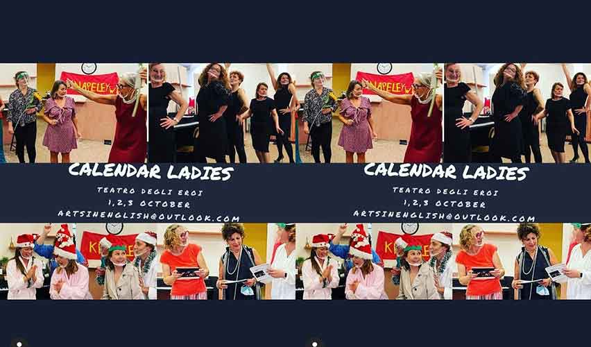 Teatro degli Eroi di Roma “Calendar Ladies”, u