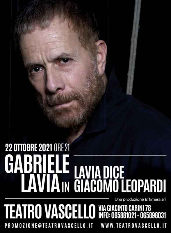 Gabriele Lavia al Teatro Vascello.