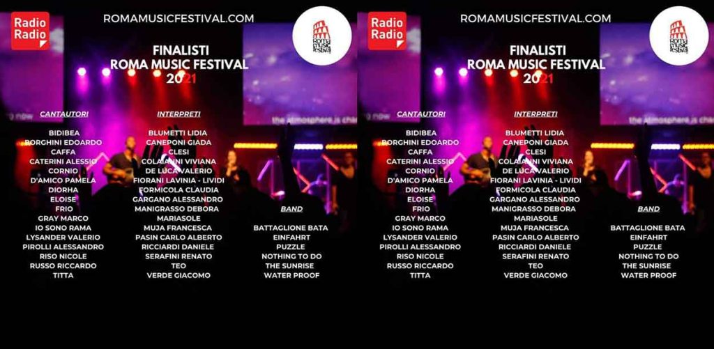 Roma Music Festival finalissima al Teatro degli Eroi
