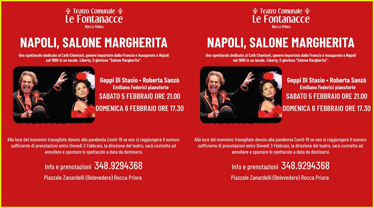 Napoli, Salone Margherita Teatro Le Fontanacce.
