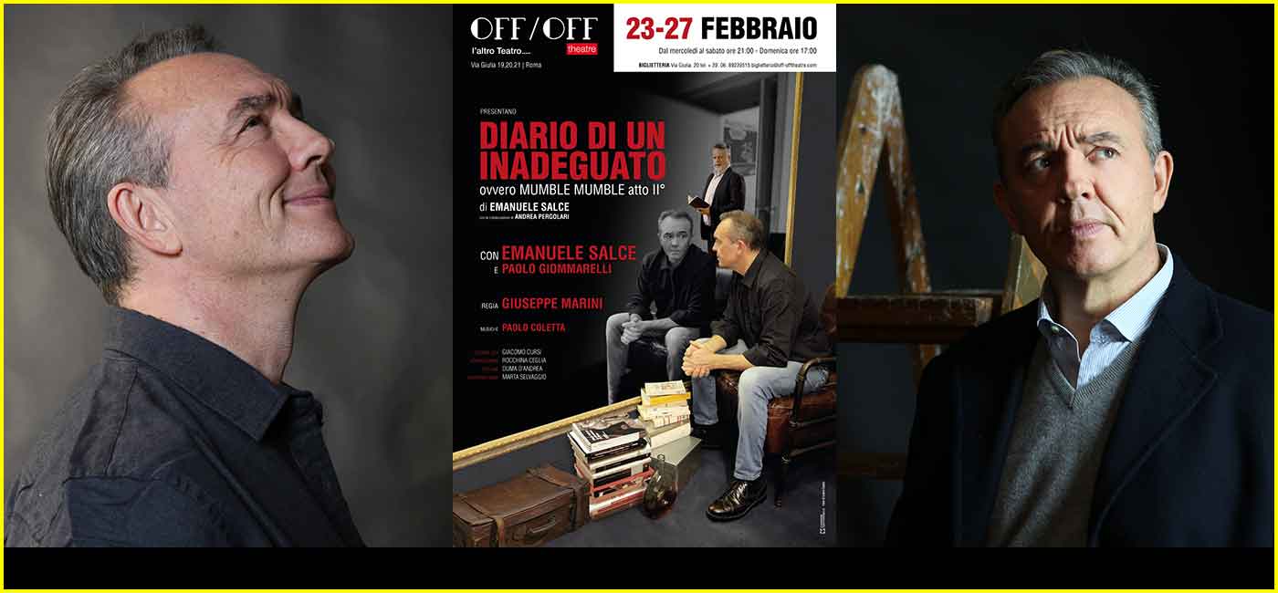 OFF/OFF Theatre “Diario di un inadeguato”.