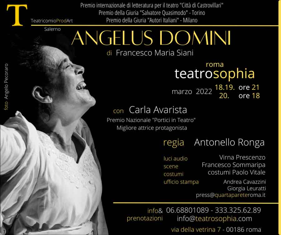 Teatrosophia in scena “Angelus Domini”.