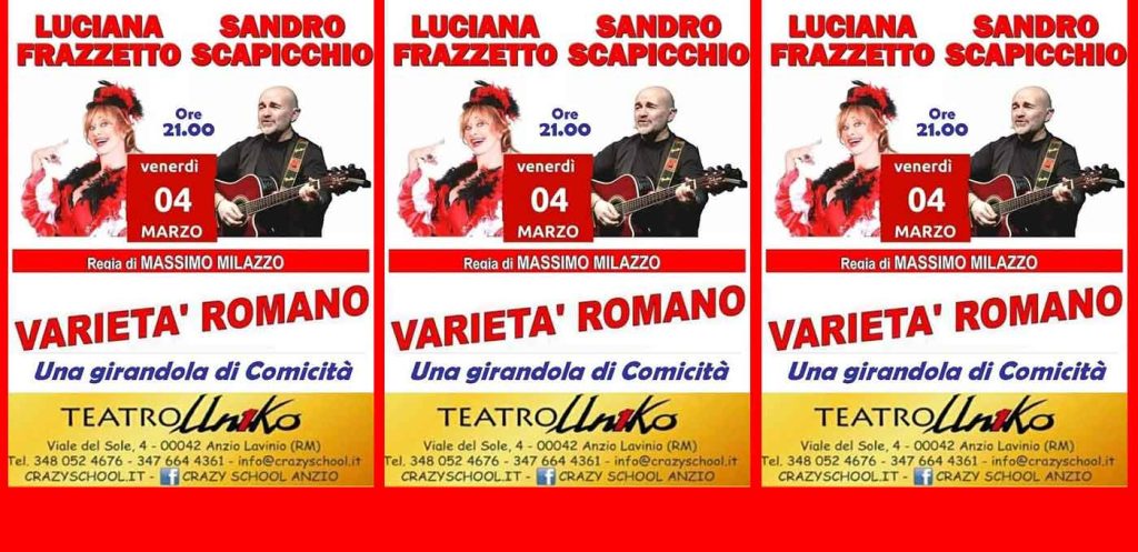 Teatro Uniko Lavinio/Anzio “Varietà Romano”