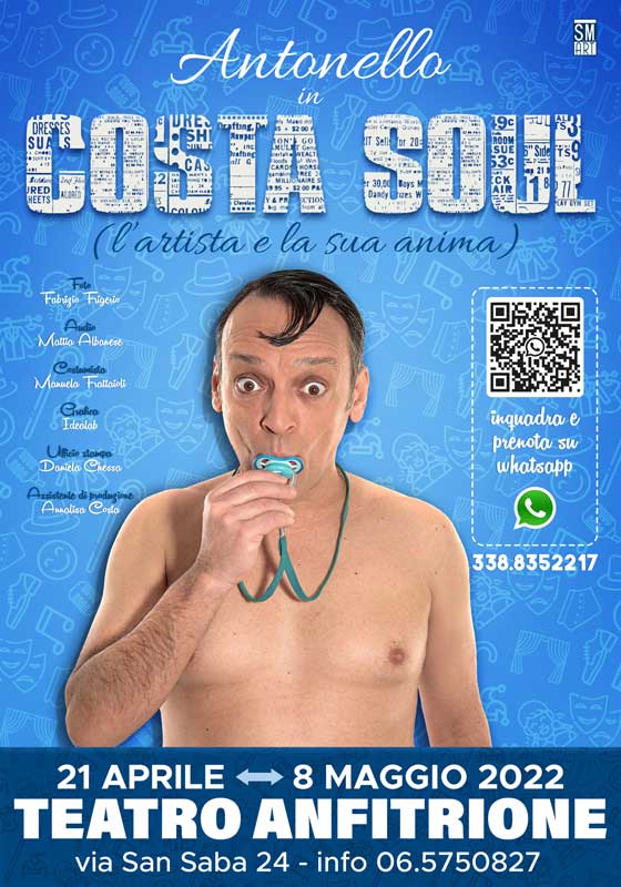 Antonello Costa in “Costa Soul (l'artista e la sua anima)”,