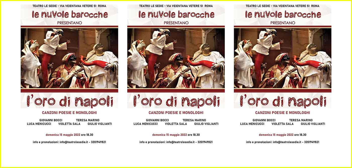 Teatro Le Sedie “L’Oro di Napoli”.