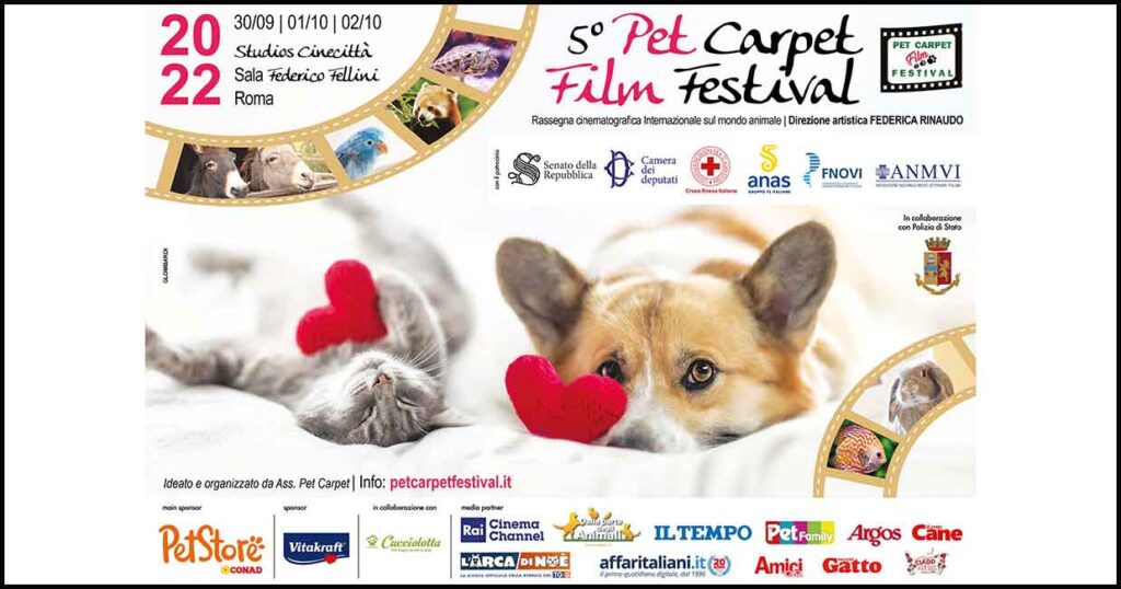 Pet Carpet Film Festival Sala Fellini Cinecittà