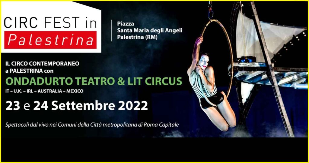Circ Fest in Palestrina Il Circo Contemporaneo