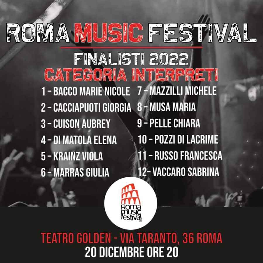 Gran finale del Roma Musi Festival.
