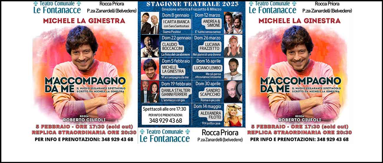 Teatro Le Fontanacce “M’accompagno da Me”,