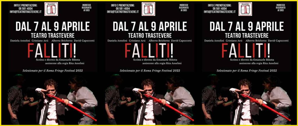 Teatro Trastevere in scena “Falliti!”.