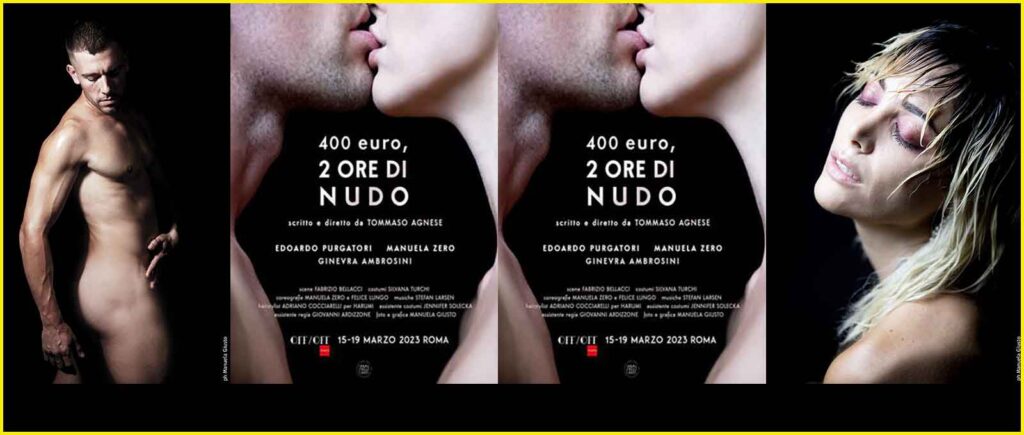 Off/Off Theatre “400 Euro, 2 ore di Nudo”.