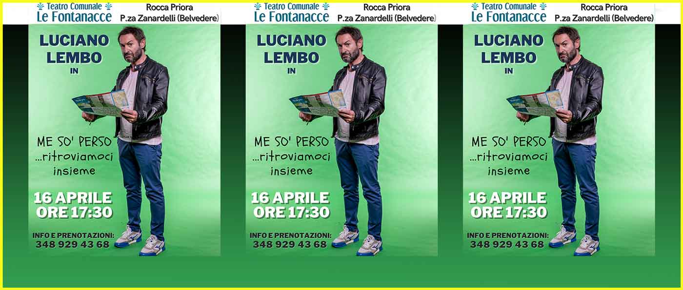 Teatro Le Fontanacce Luciano Lembo
