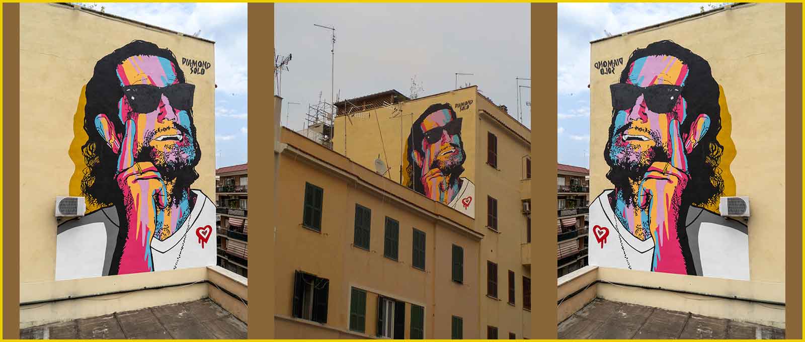 “Massimo Pacificatore” Viviroma lo ricorda con un Murales.