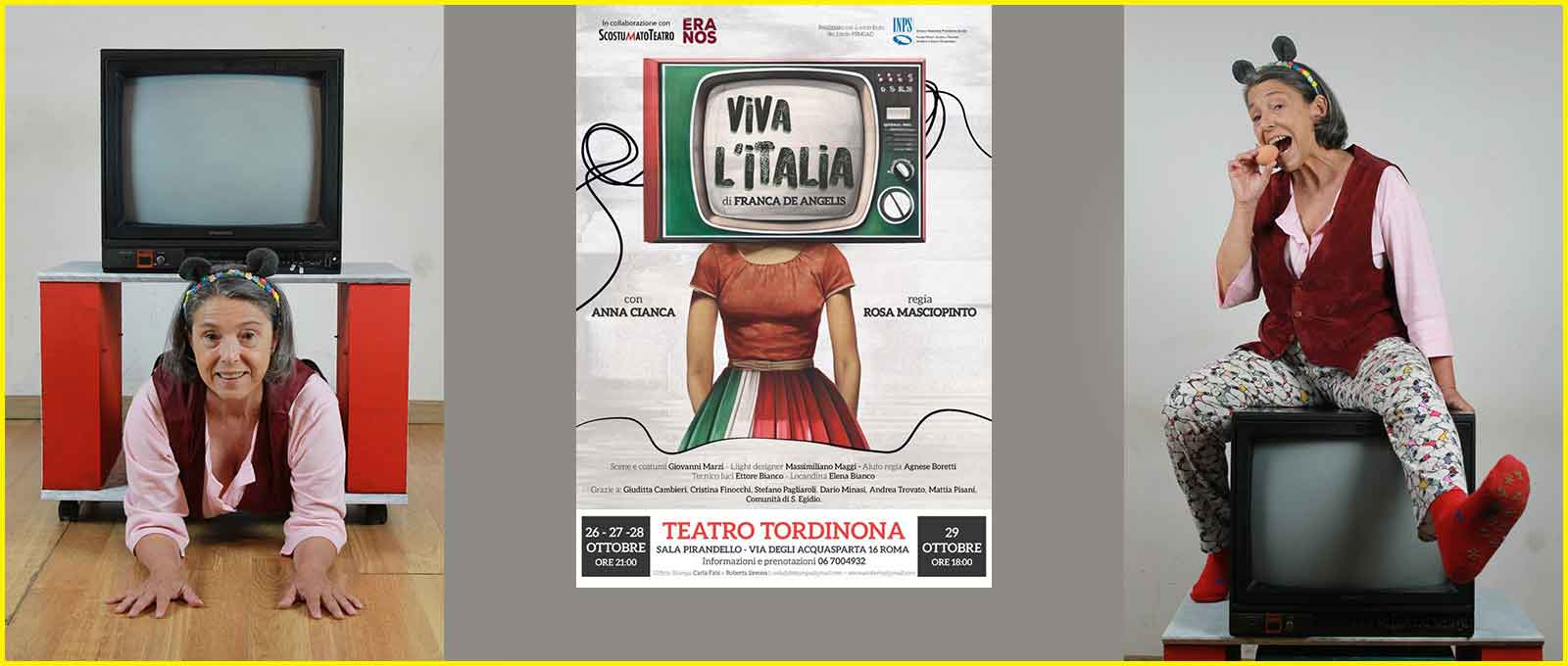 Teatro Tordinona “Viva L’Italia”.