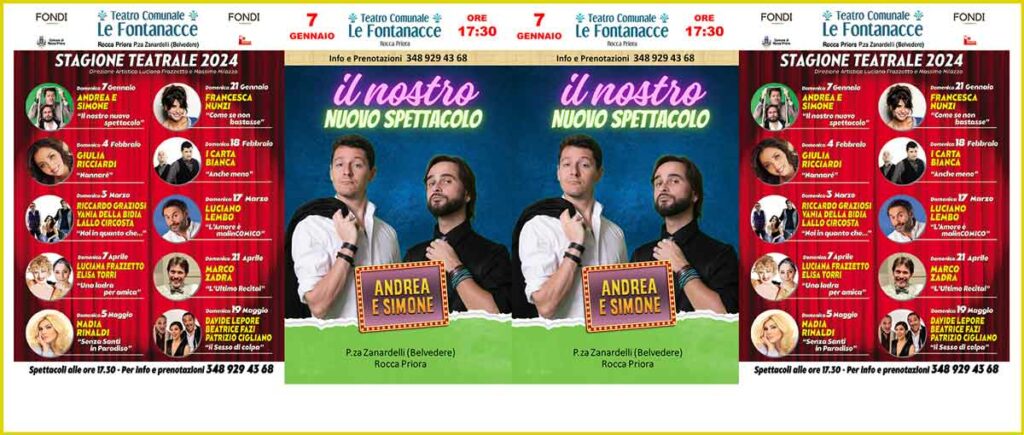Teatro Le Fontanacce “Andrea & Simone”.