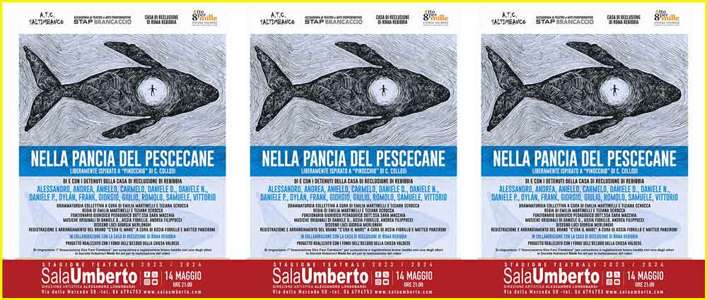 Sala Umberto “Nella pancia del pescecane”.