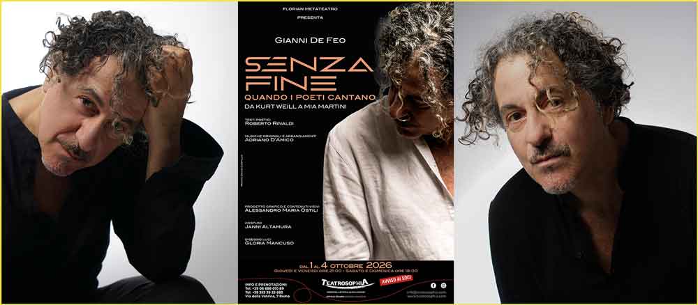Gianni De Feo in Senza fine al Teatrosophia