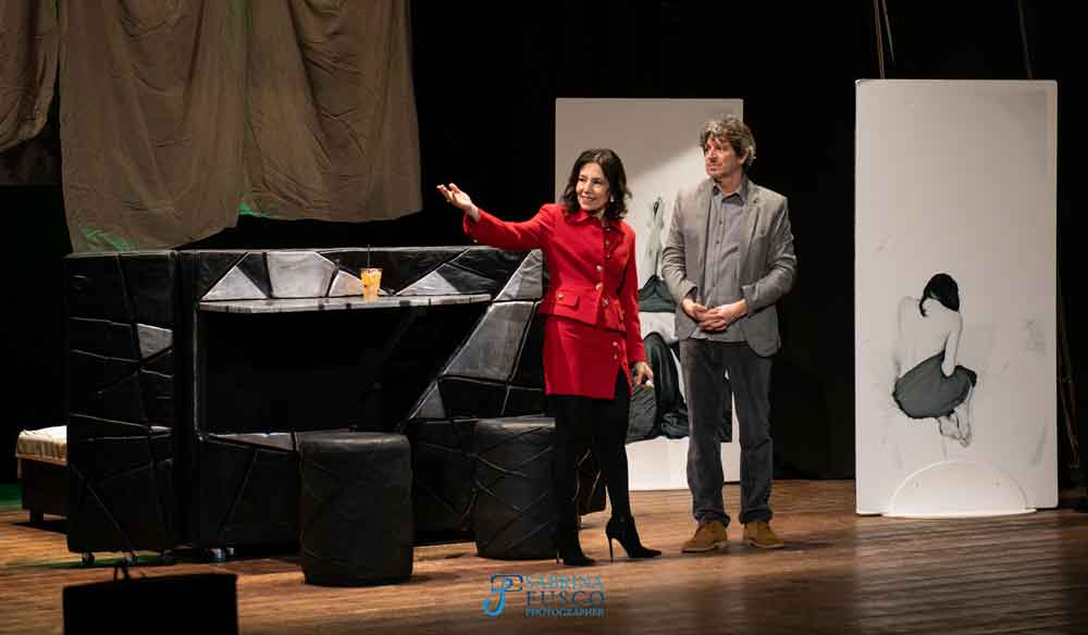 Michele La Ginestra Beatrice Fazi e Martina Pinto Teatro Golden Ti posso spiegare