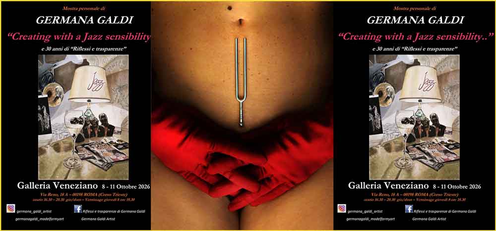 Opere di Germana Galdi ispirate al jazz e a Miles Davis