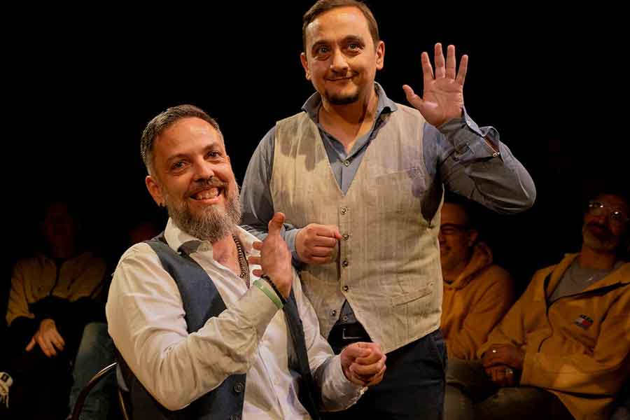 Patrizio Cossa e Fabrizio Lobello protagonisti di Naked