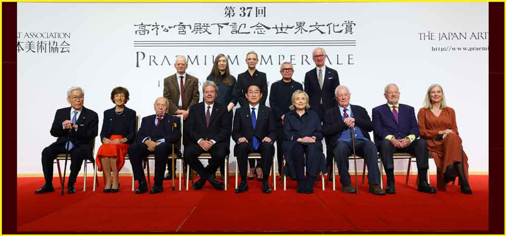 Vincitori Praemium Imperiale 2026 alla cerimonia della Japan Art Association