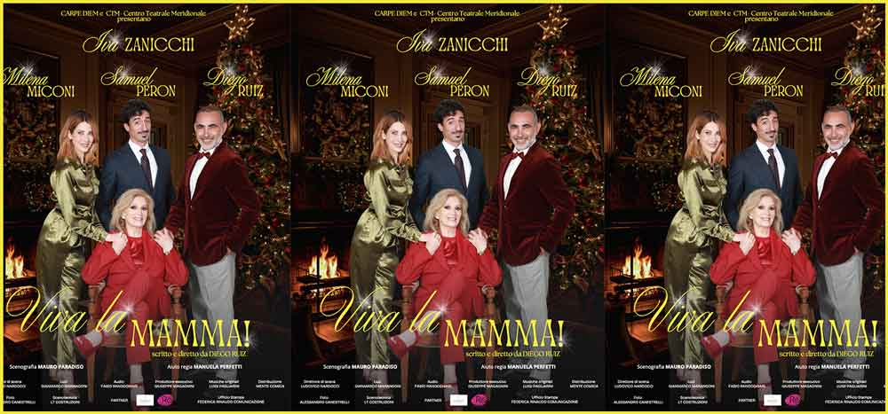 Iva Zanicchi protagonista della commedia Viva la Mamma in tournée nei teatri italiani